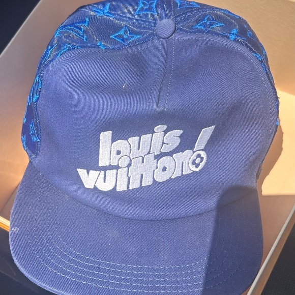 Louis Vuitton Monogram Mesh “Everyday” Trucker Hat Virgil Abloh Sz60 - Picture 7 of 9